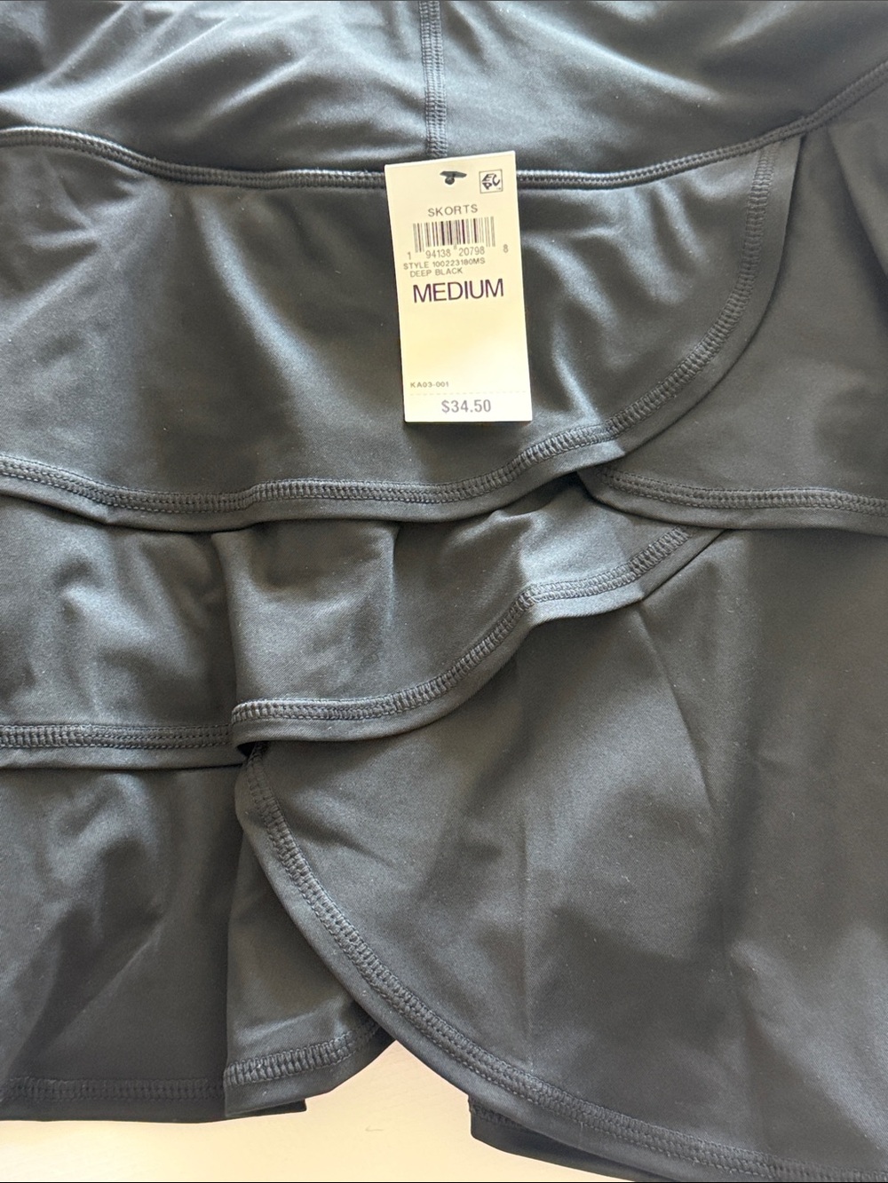 Ideology Black Tiered Skort - Picture 3 of 5